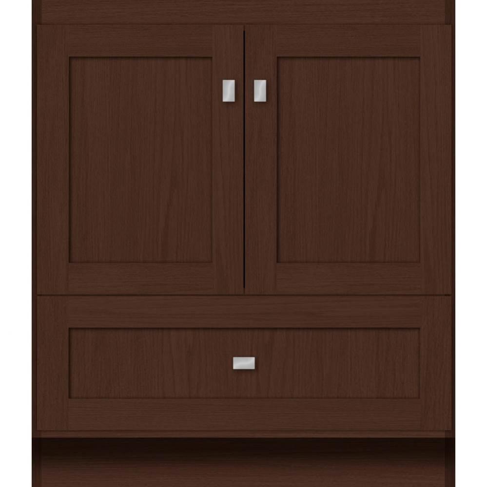 30 X 18 X 34.5 Montlake Vanity Shaker Choc Oak Std