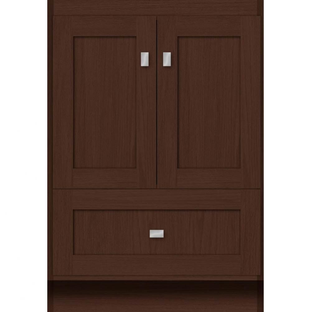 24 X 18 X 34.5 Montlake Vanity Shaker Choc Oak Std