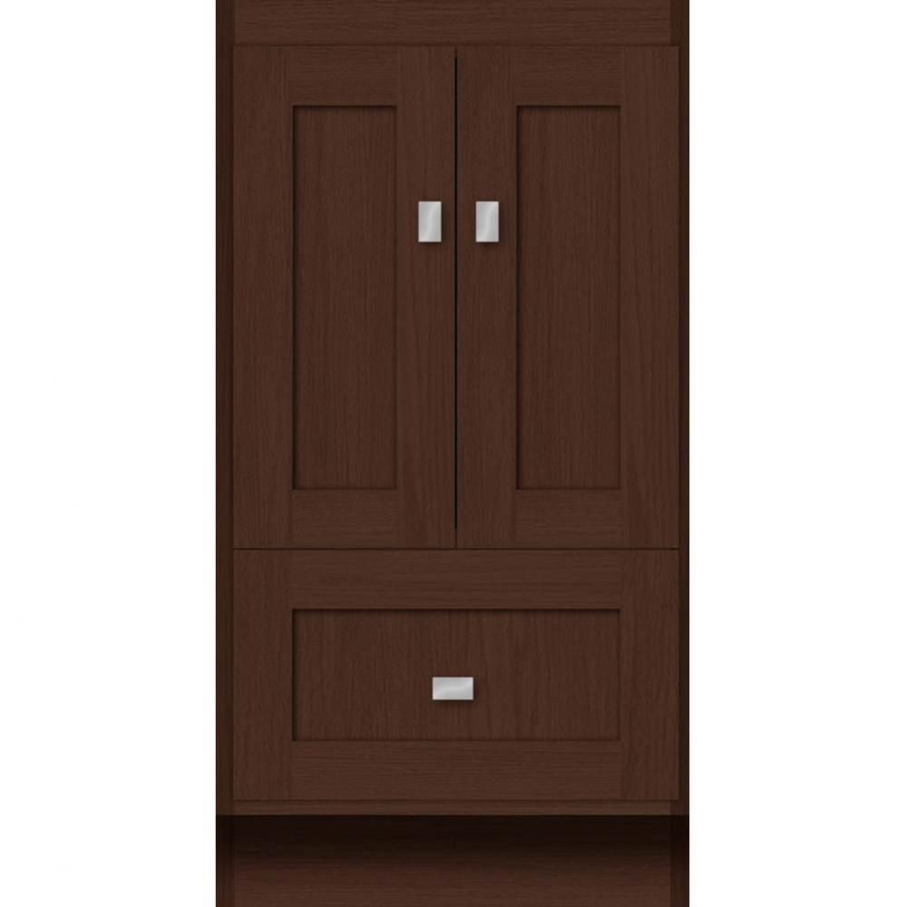 18 X 18 X 34.5 Montlake Vanity Shaker Choc Oak Std