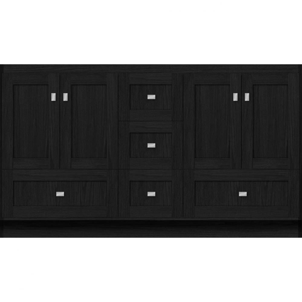 60 X 18 X 34.5 Montlake Vanity Shaker Midnight Oak Db