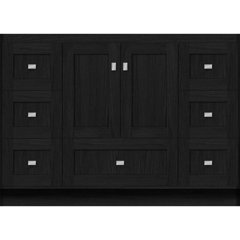 48 X 21 X 34.5 Montlake Vanity Shaker Midnight Oak Sb