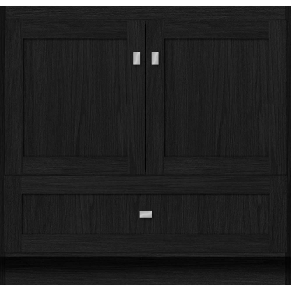 36 X 21 X 34.5 Montlake Vanity Shaker Midnight Oak Std