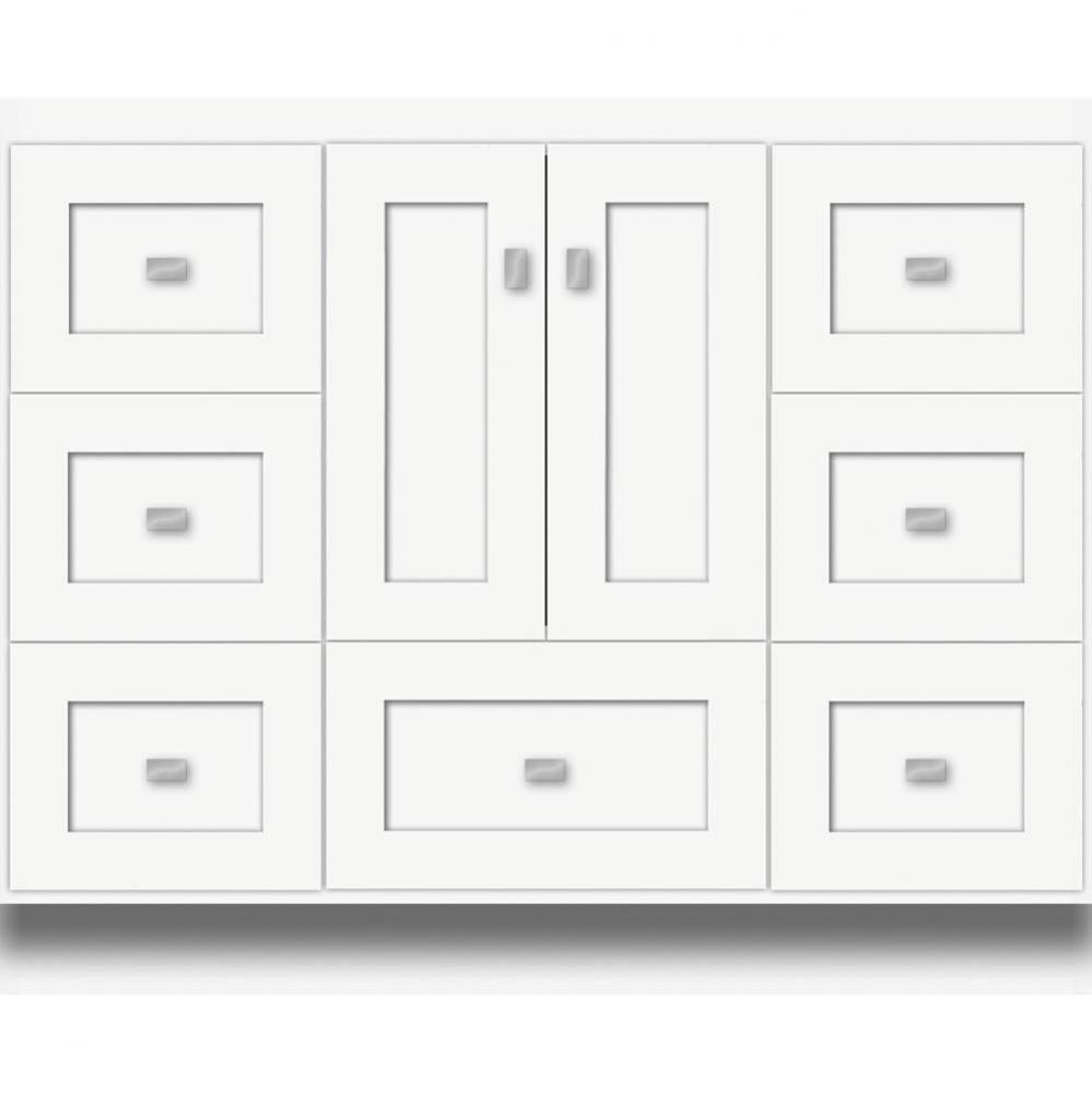 42 X 18 X 34.5 Montlake Vanity Shaker Sat White Sb