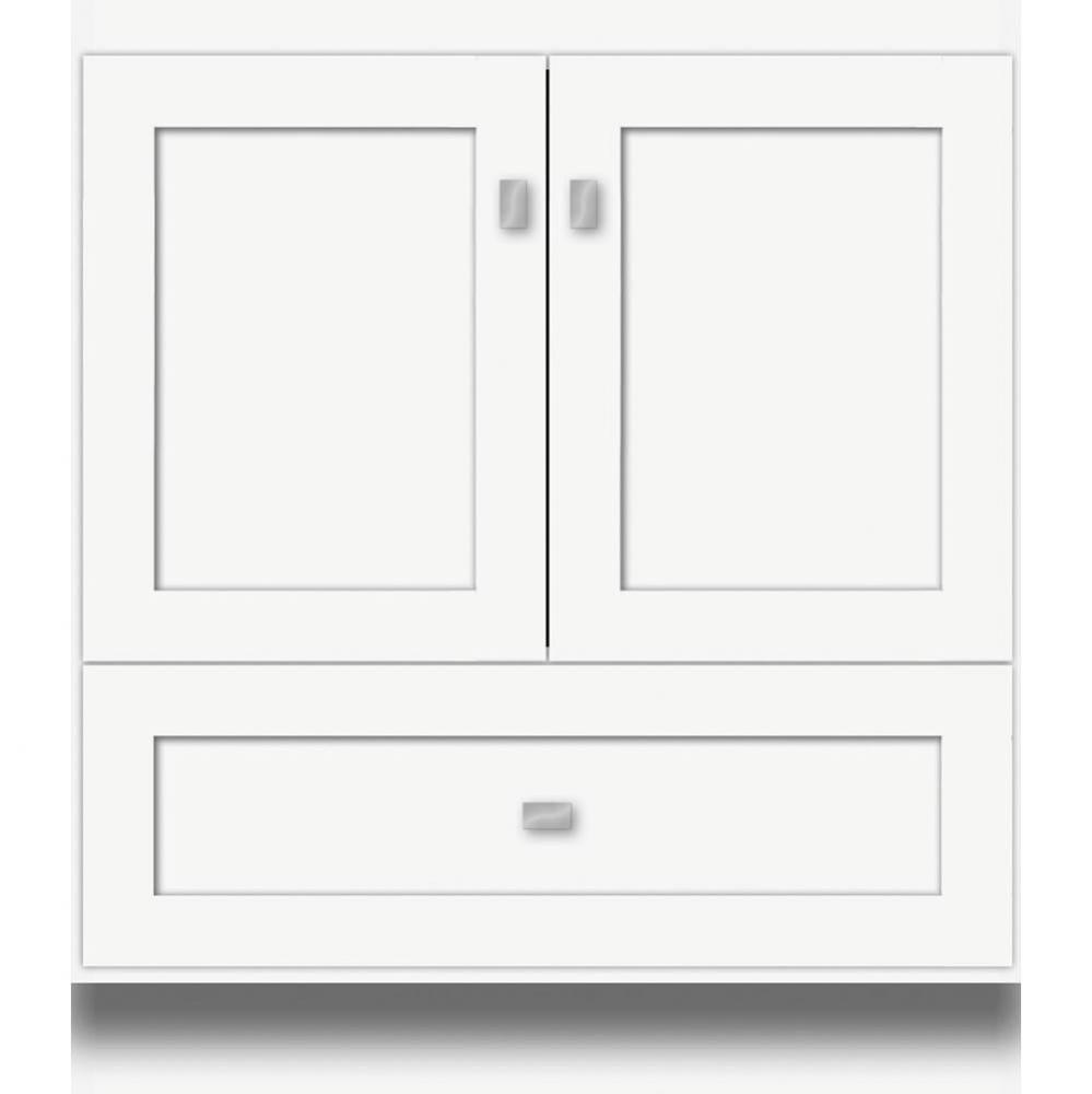 30 X 21 X 34.5 Montlake Vanity Shaker Sat White Std