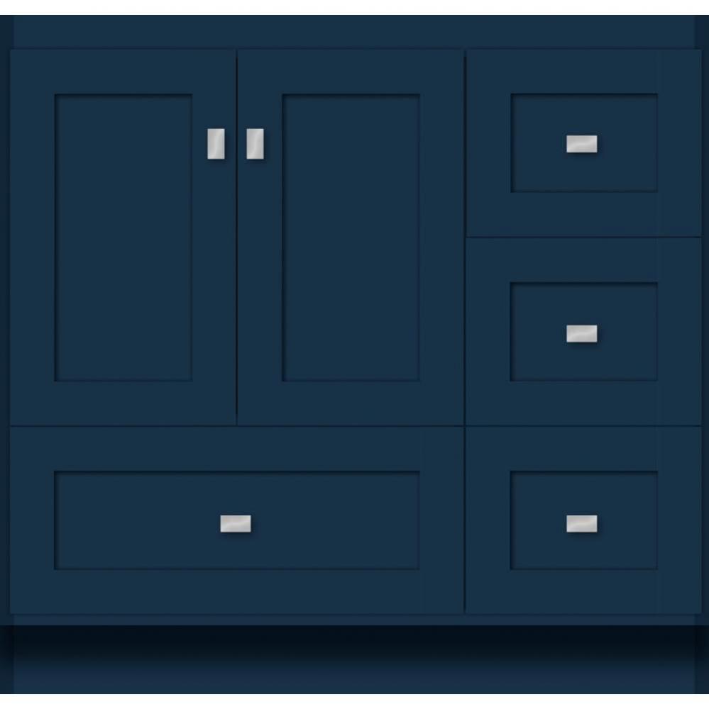 36 X 21 X 34.5 Montlake Vanity Shaker Lapis Night Rh