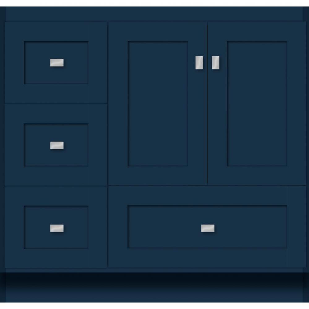 36 X 18 X 34.5 Montlake Vanity Shaker Lapis Night Lh