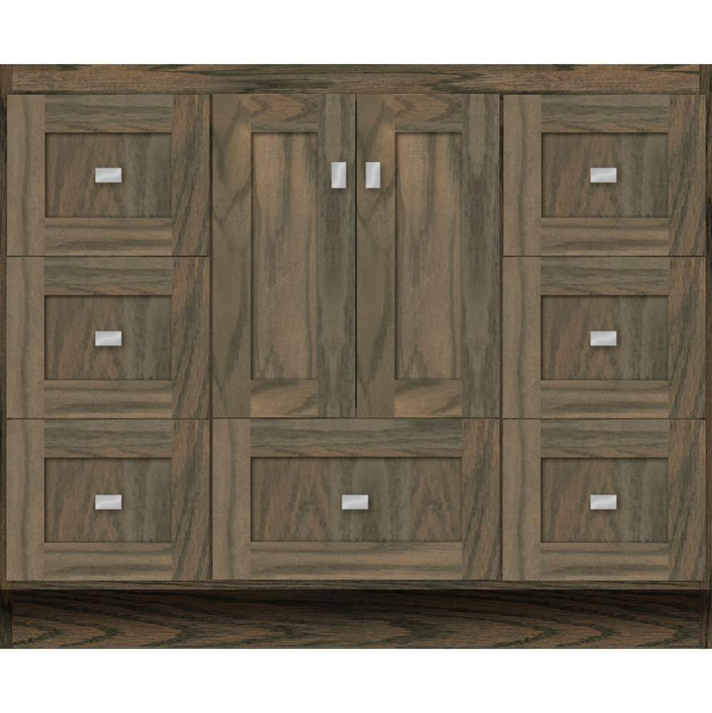 42 X 18 X 34.5 Montlake Vanity Shaker Dusky Oak Sb