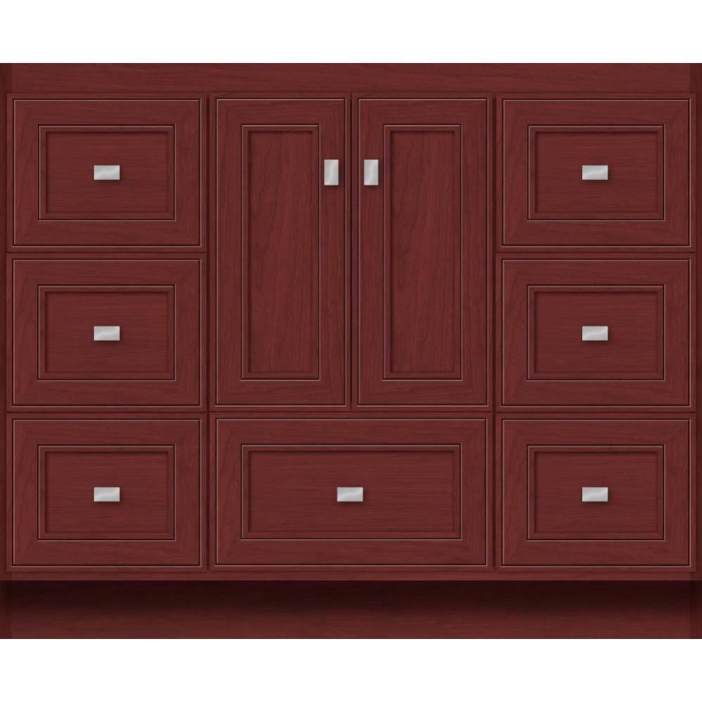 42 X 18 X 34.5 Montlake Vanity Deco Miter Dk Cherry Sb