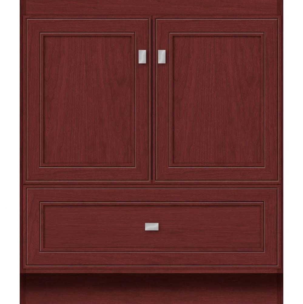 30 X 18 X 34.5 Montlake Vanity Deco Miter Dk Cherry Std