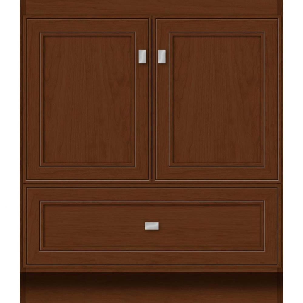 30 X 18 X 34.5 Montlake Vanity Deco Miter Pecan Cherry Std