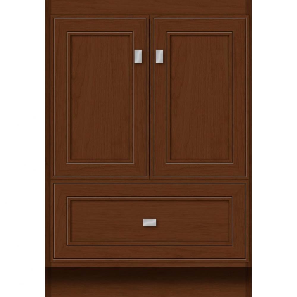 24 X 21 X 34.5 Montlake Vanity Deco Miter Pecan Cherry Std