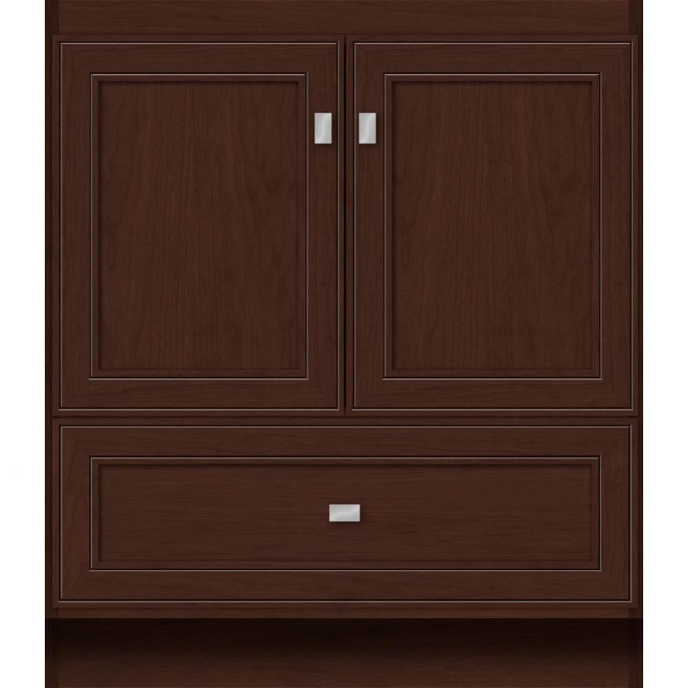 30 X 18 X 34.5 Montlake Vanity Deco Miter Choc Cherry Std