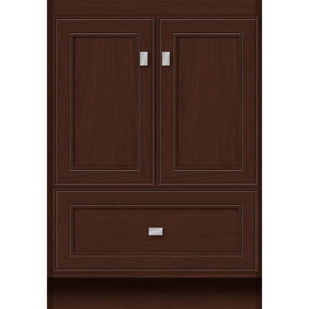 24 X 18 X 34.5 Montlake Vanity Deco Miter Choc Cherry Std