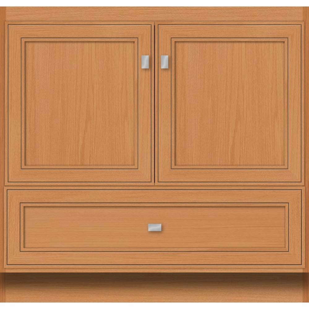 36 X 21 X 34.5 Montlake Vanity Deco Miter Nat Oak Std