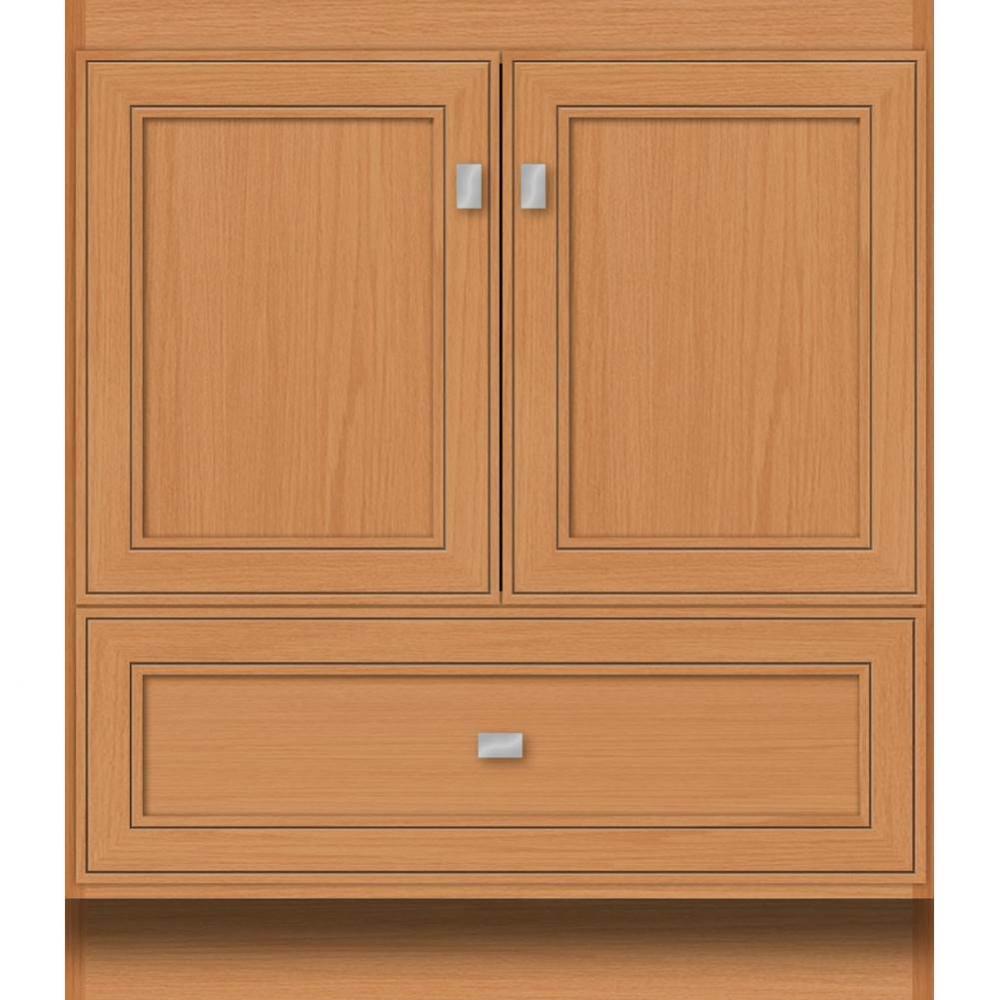 30 X 21 X 34.5 Montlake Vanity Deco Miter Nat Oak Std