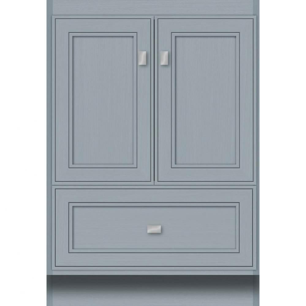 24 X 21 X 34.5 Montlake Vanity Deco Miter Silver Oak Std