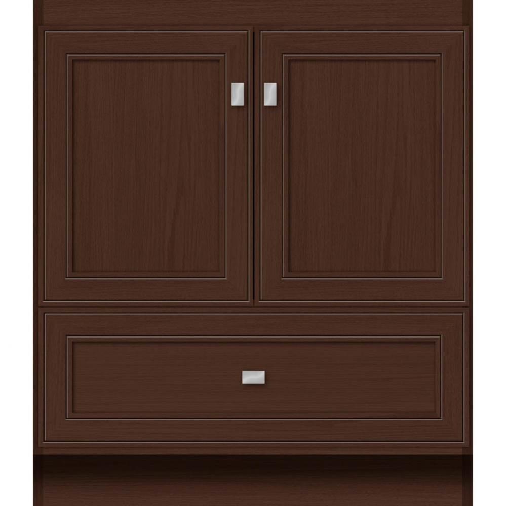 30 X 18 X 34.5 Montlake Vanity Deco Miter Choc Oak Std