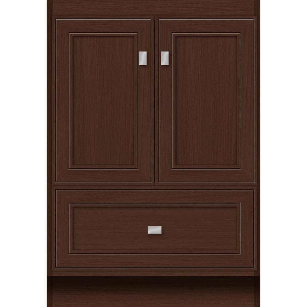 24 X 21 X 34.5 Montlake Vanity Deco Miter Choc Oak Std