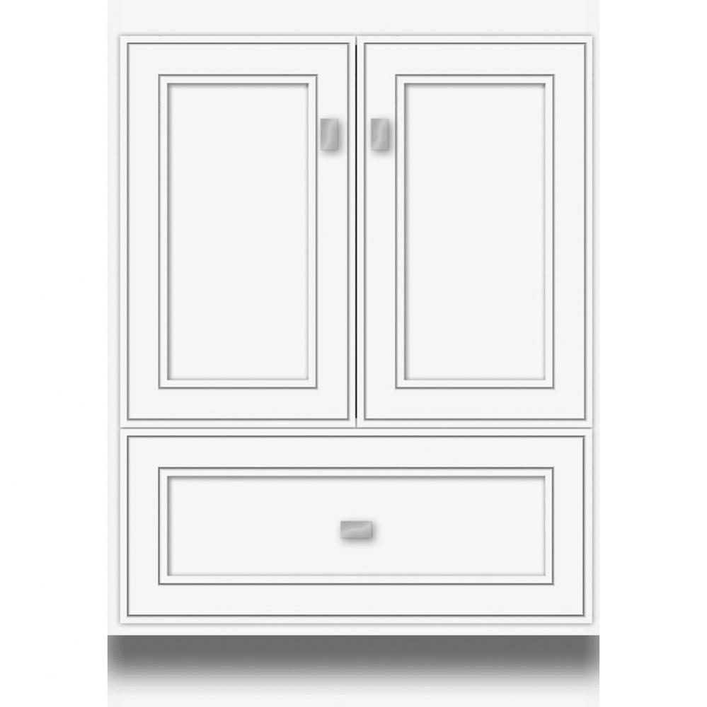 24 X 21 X 34.5 Montlake Vanity Deco Miter Sat White Std