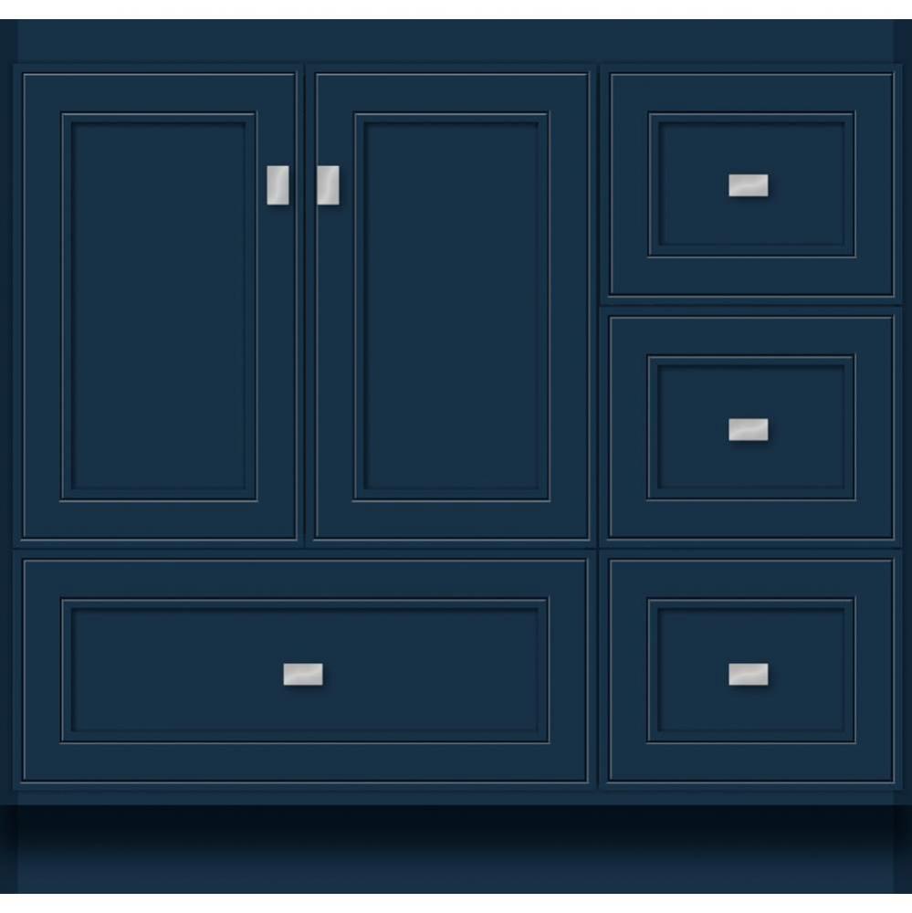 36 X 18 X 34.5 Montlake Vanity Deco Miter Lapis Night Rh