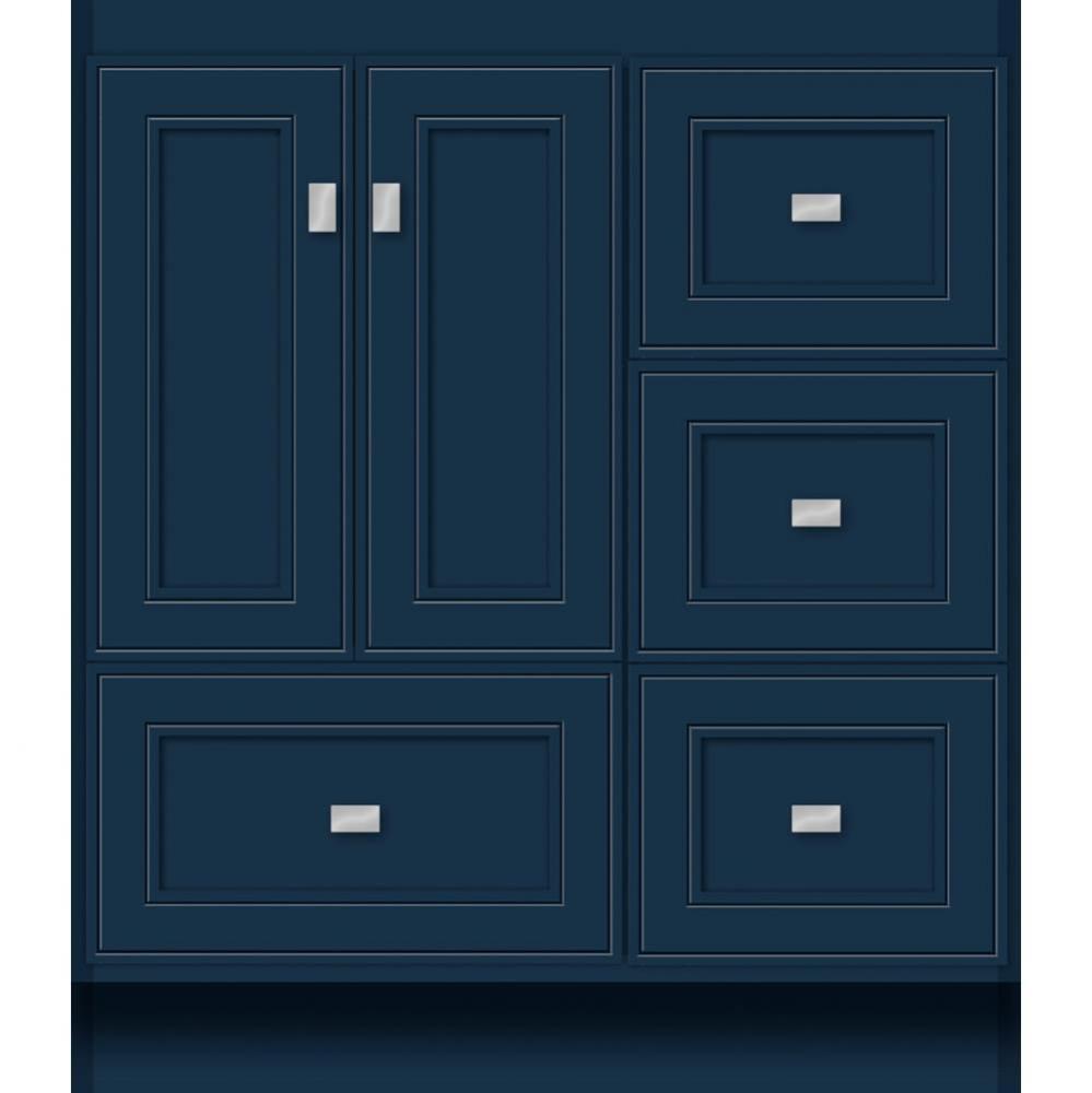 30 X 18 X 34.5 Montlake Vanity Deco Miter Lapis Night Rh