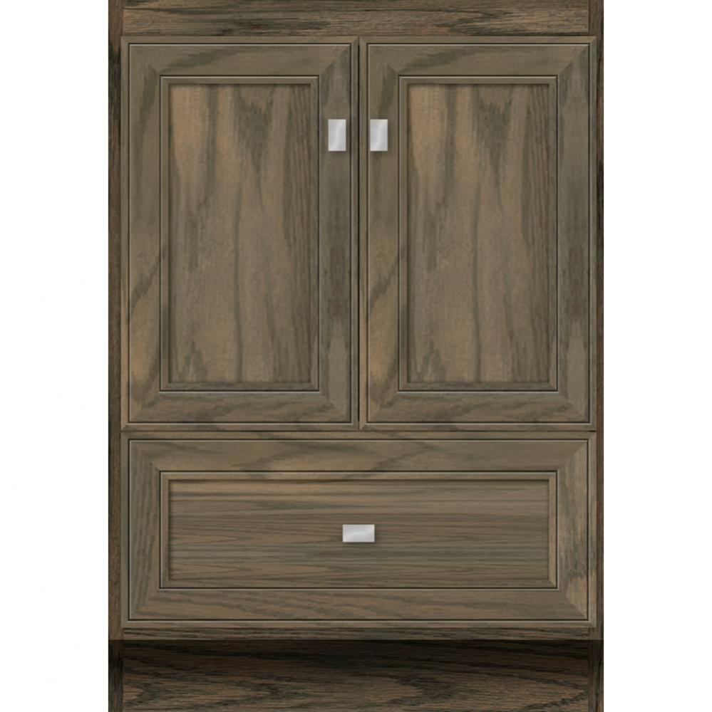 24 X 18 X 34.5 Montlake Vanity Deco Miter Dusky Oak Std