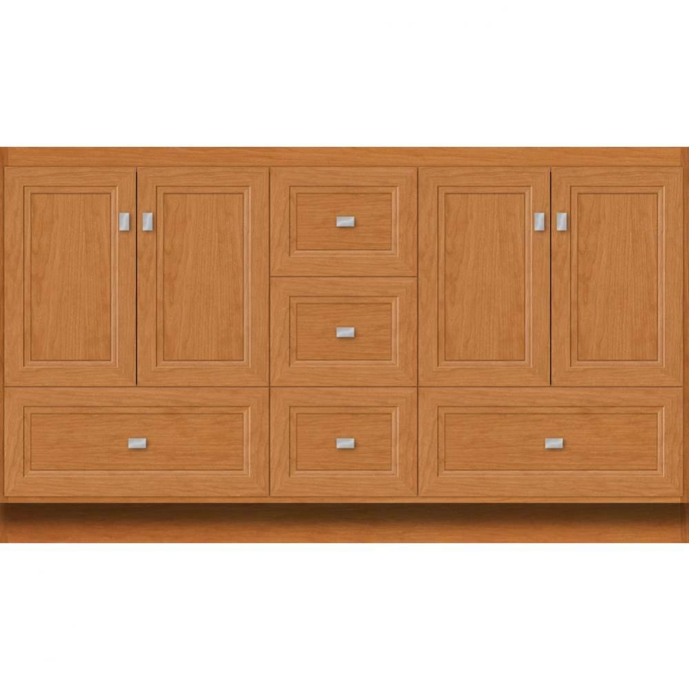 60 X 21 X 34.5 Montlake Vanity Ogee Miter Nat Cherry Db