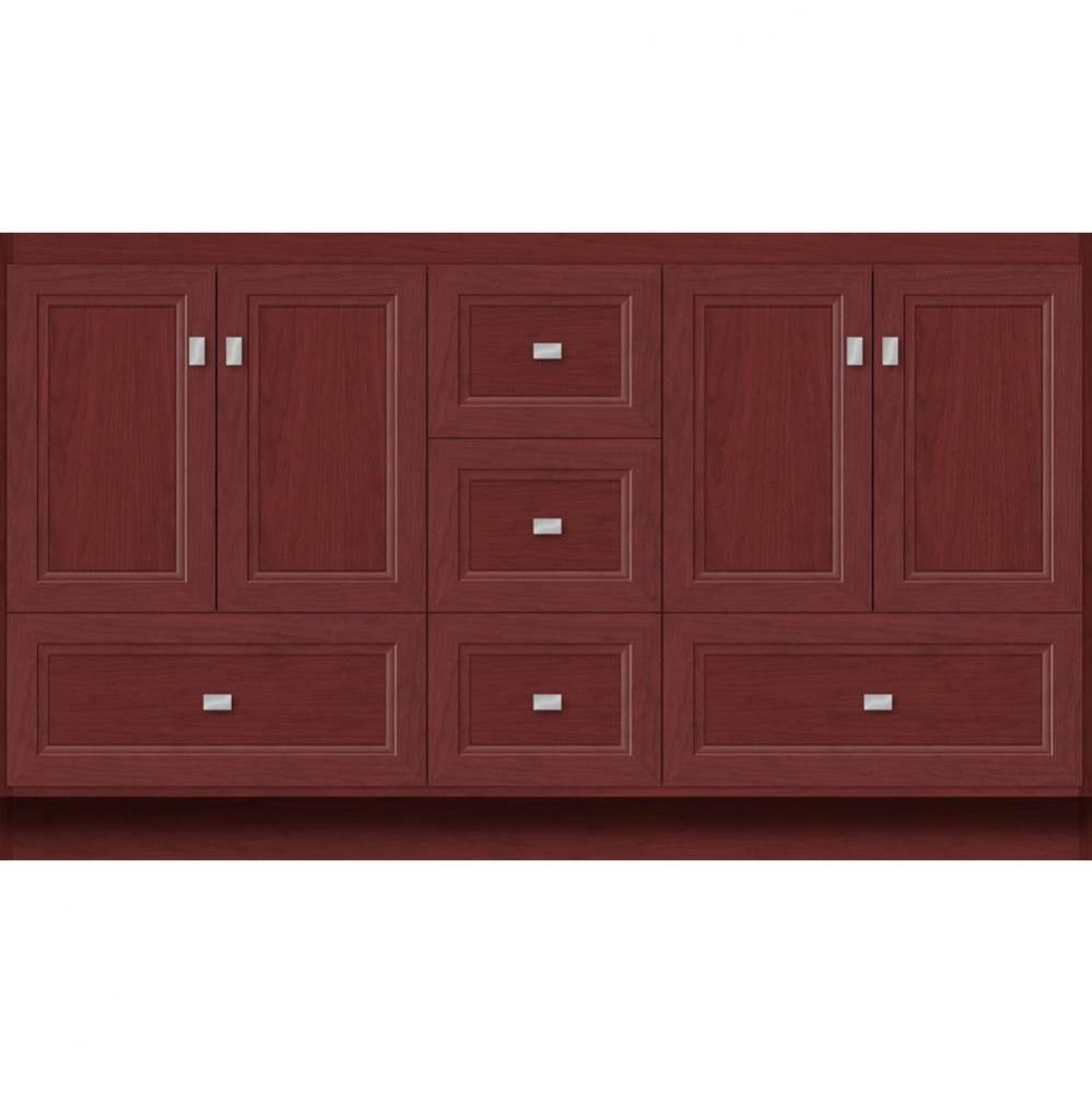 60 X 21 X 34.5 Montlake Vanity Ogee Miter Dk Cherry Db