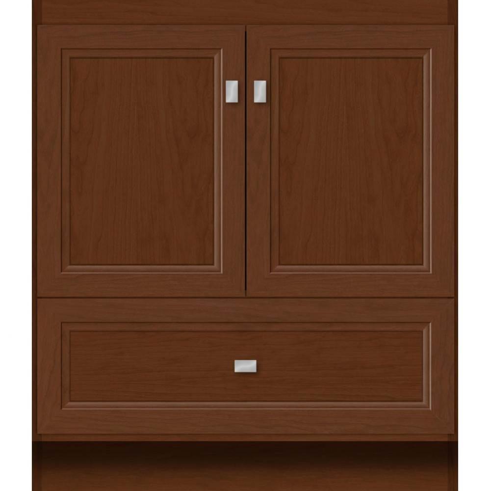 30 X 21 X 34.5 Montlake Vanity Ogee Miter Pecan Cherry Std