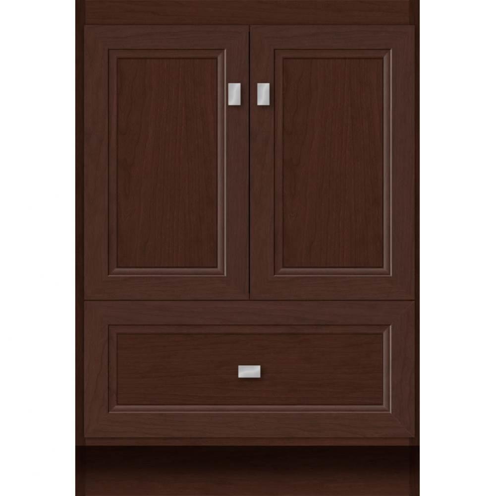 24 X 18 X 34.5 Montlake Vanity Ogee Miter Choc Cherry Std