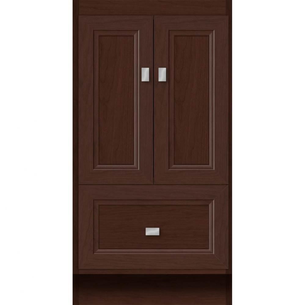 18 X 21 X 34.5 Montlake Vanity Ogee Miter Choc Cherry Std