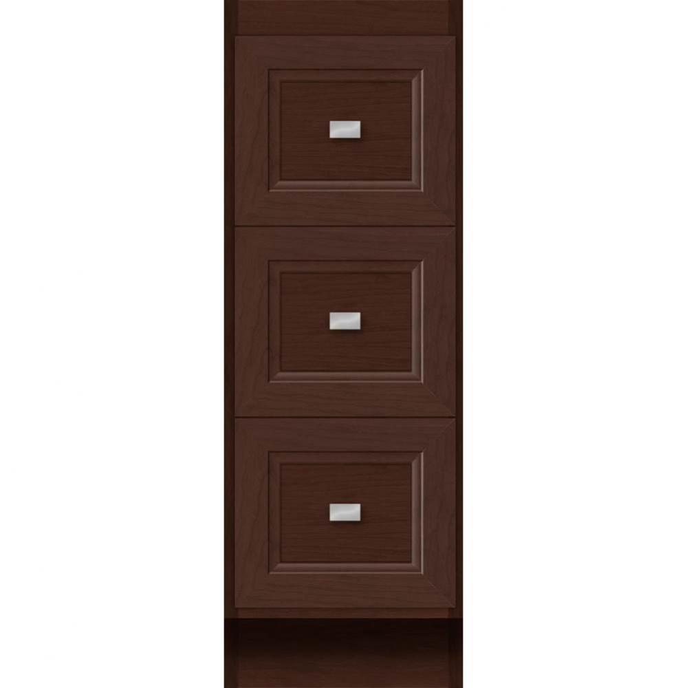 12 X 18 X 34.5 Montlake Drawer Bank Ogee Miter Choc Cherry