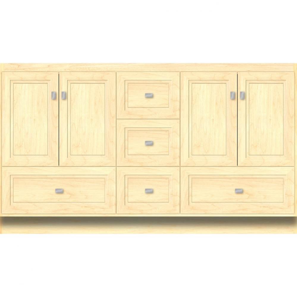 60 X 21 X 34.5 Montlake Vanity Ogee Miter Nat Maple Db