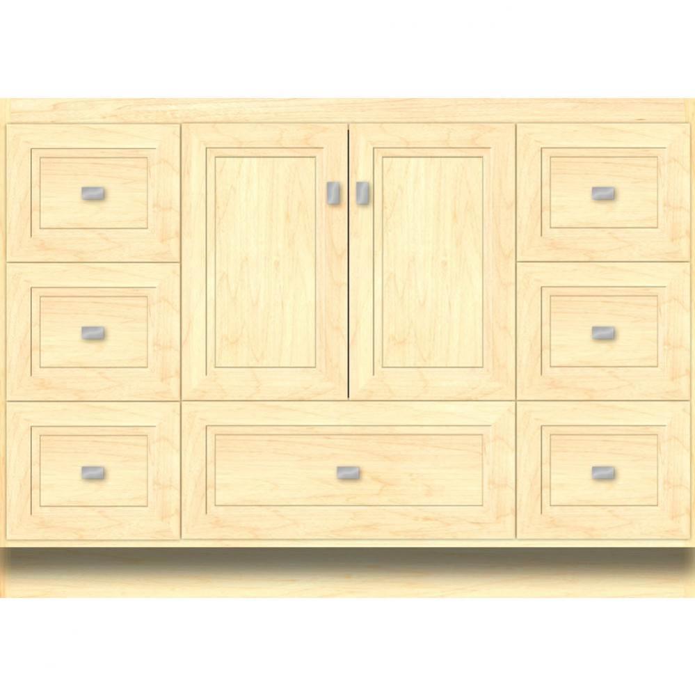 48 X 21 X 34.5 Montlake Vanity Ogee Miter Nat Maple Sb