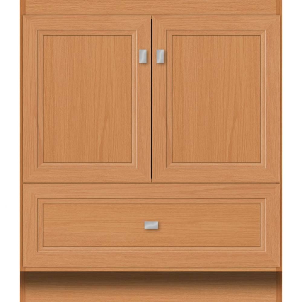 30 X 18 X 34.5 Montlake Vanity Ogee Miter Nat Oak Std