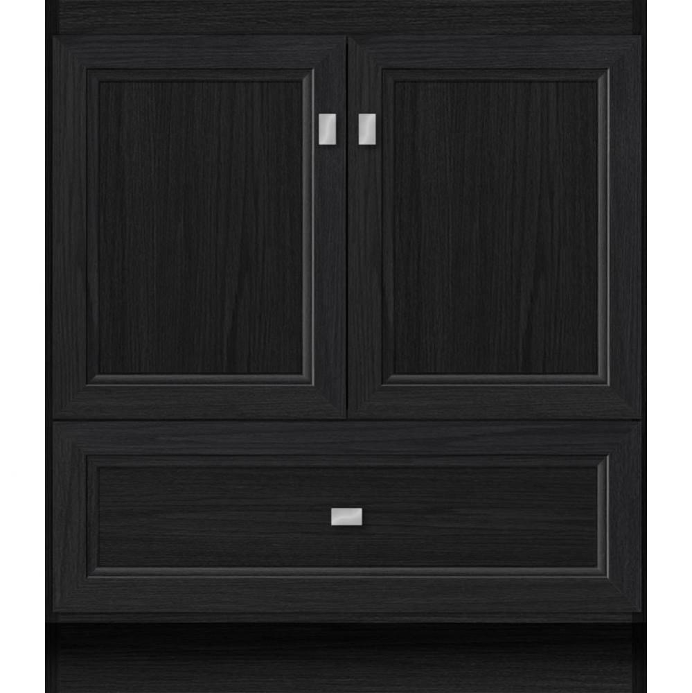 30 X 18 X 34.5 Montlake Vanity Ogee Miter Midnight Oak Std