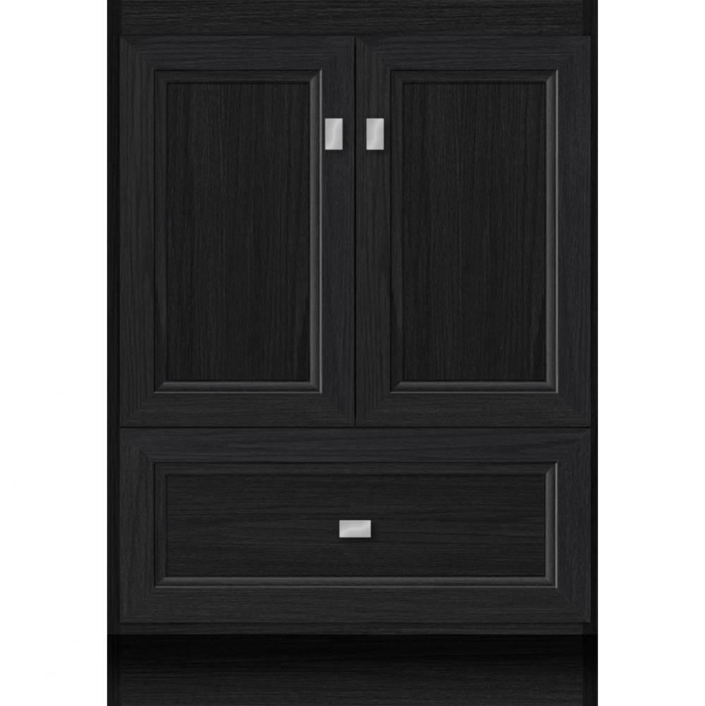 24 X 21 X 34.5 Montlake Vanity Ogee Miter Midnight Oak Std