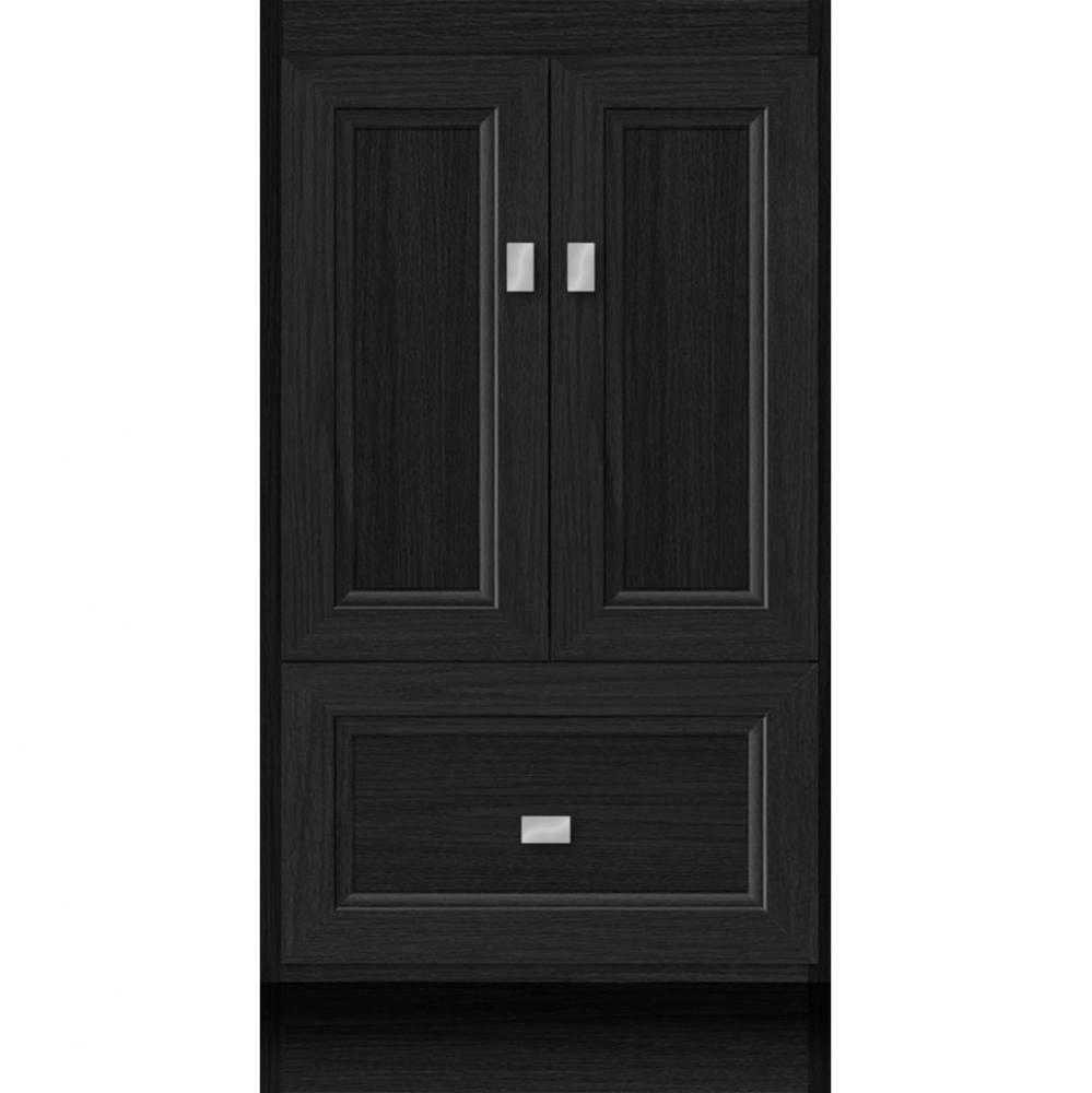 18 X 21 X 34.5 Montlake Vanity Ogee Miter Midnight Oak Std