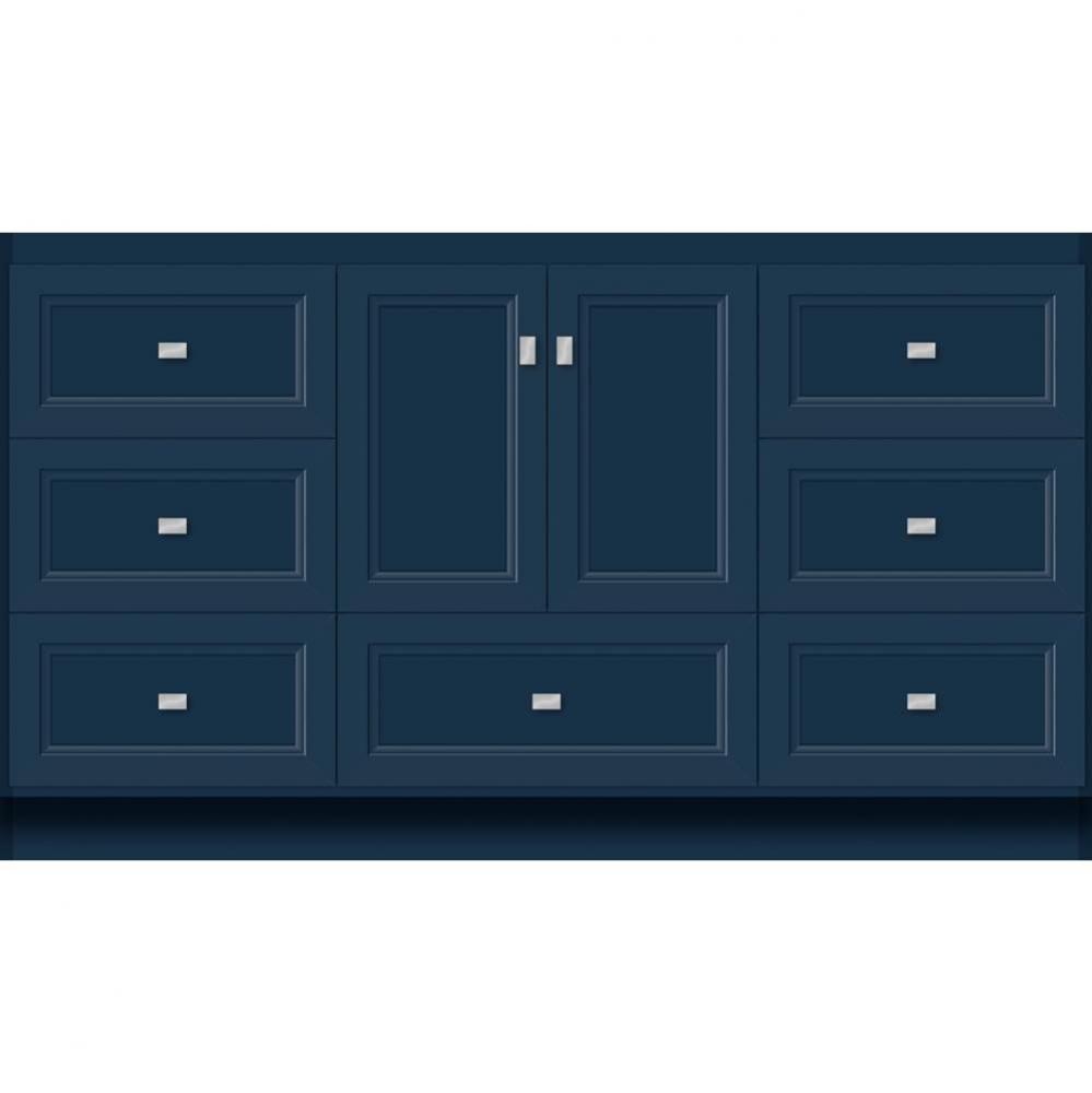 60 X 18 X 34.5 Montlake Vanity Ogee Miter Lapis Night Sb