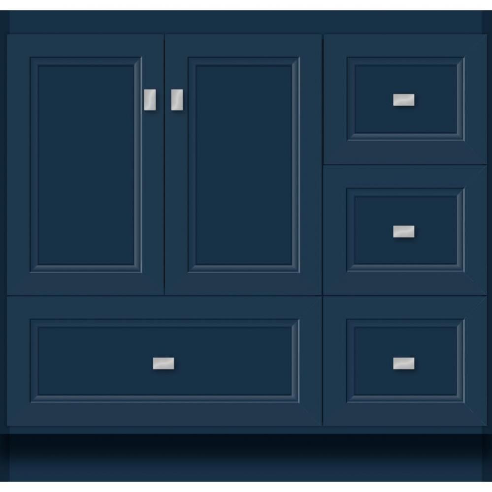 36 X 21 X 34.5 Montlake Vanity Ogee Miter Lapis Night Rh