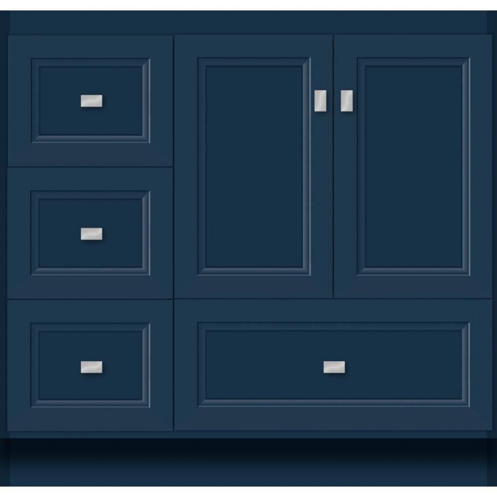 36 X 18 X 34.5 Montlake Vanity Ogee Miter Lapis Night Lh