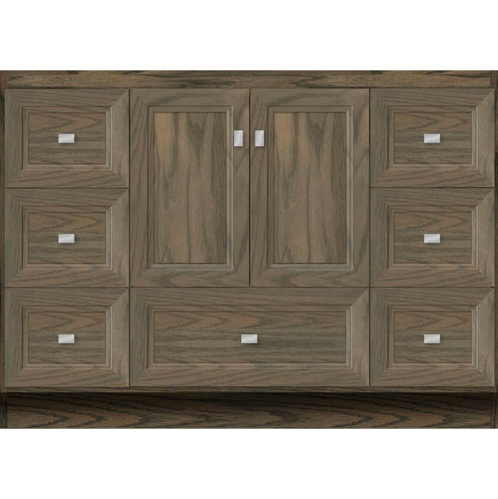 48 X 21 X 34.5 Montlake Vanity Ogee Miter Dusky Oak Sb