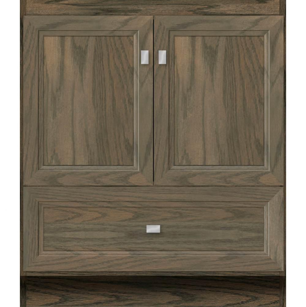 30 X 21 X 34.5 Montlake Vanity Ogee Miter Dusky Oak Std