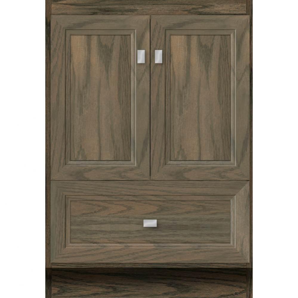 24 X 21 X 34.5 Montlake Vanity Ogee Miter Dusky Oak Std