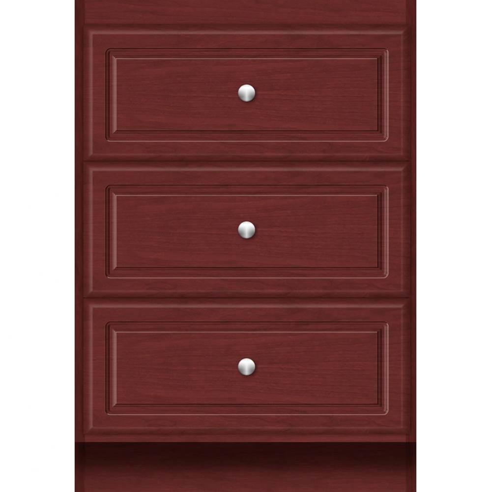 24 X 21 X 34.5 Montlake Drawer Bank Ultra Dk Cherry