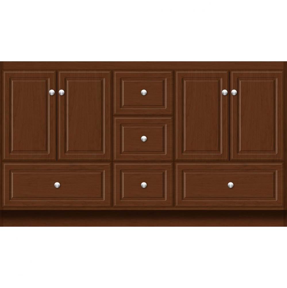 60 X 21 X 34.5 Montlake Vanity Ultra Pecan Cherry Db