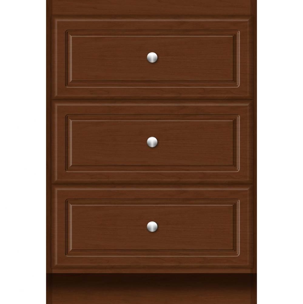 24 X 21 X 34.5 Montlake Drawer Bank Ultra Pecan Cherry