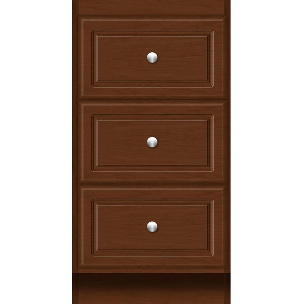 18 X 21 X 34.5 Montlake Drawer Bank Ultra Pecan Cherry