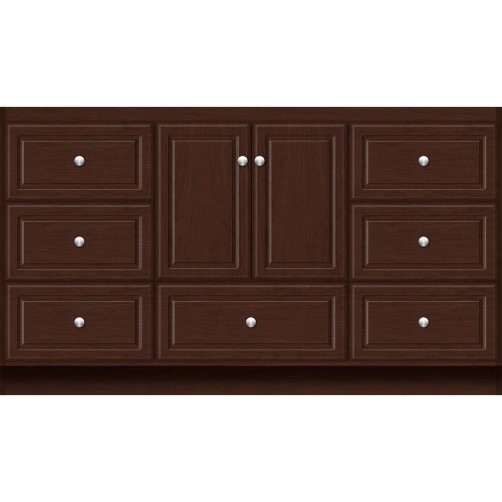 60 X 18 X 34.5 Montlake Vanity Ultra Choc Cherry Sb