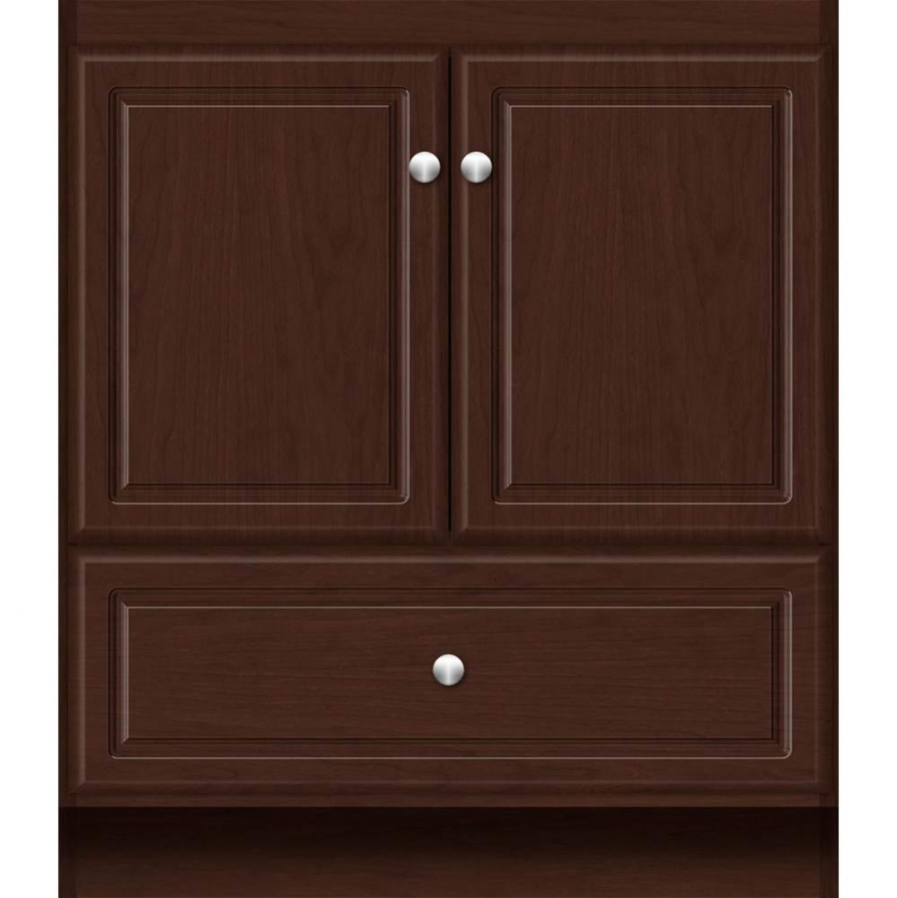 30 X 18 X 34.5 Montlake Vanity Ultra Choc Cherry Std